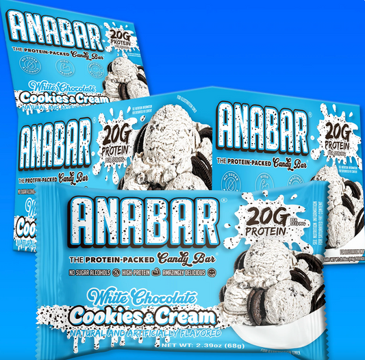 Anabar Protein Bar Candy Bar Style 1 Bar - Whey Protein Isolate Amount not individually disclosed | Svpplements