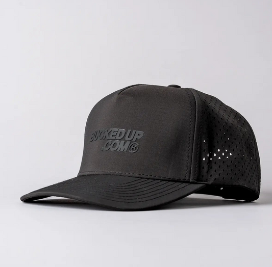 Bucked Up A-Frame Hat Black Red Accessory 1 Count - Waterproof design for light rain | Svpplements