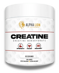 Alpha Lion Creatine Monohydrate Powder 60 Servings - Creatine Monohydrate 5000mg | Svpplements