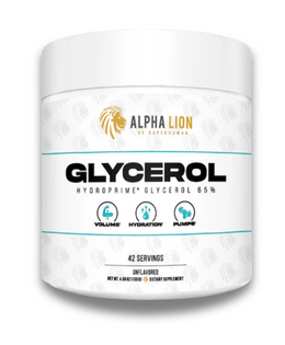 Alpha Lion Glycerol Pump Powder 42 Servings - HydroPrime® Glycerol Powder (65%) 3000mg | Svpplements