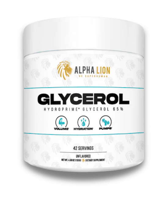Alpha Lion Glycerol Pump Powder 42 Servings - HydroPrime® Glycerol Powder (65%) 3000mg | Svpplements