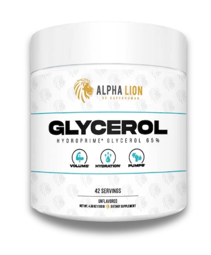 Alpha Lion Glycerol Pump Powder 42 Servings - HydroPrime® Glycerol Powder (65%) 3000mg | Svpplements