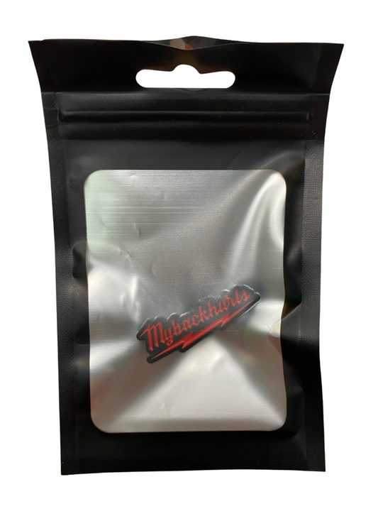 My Back Hurts Funny Gym Pin Accessory N/A Servings - Official Nutrastop merch accessory | Svpplements