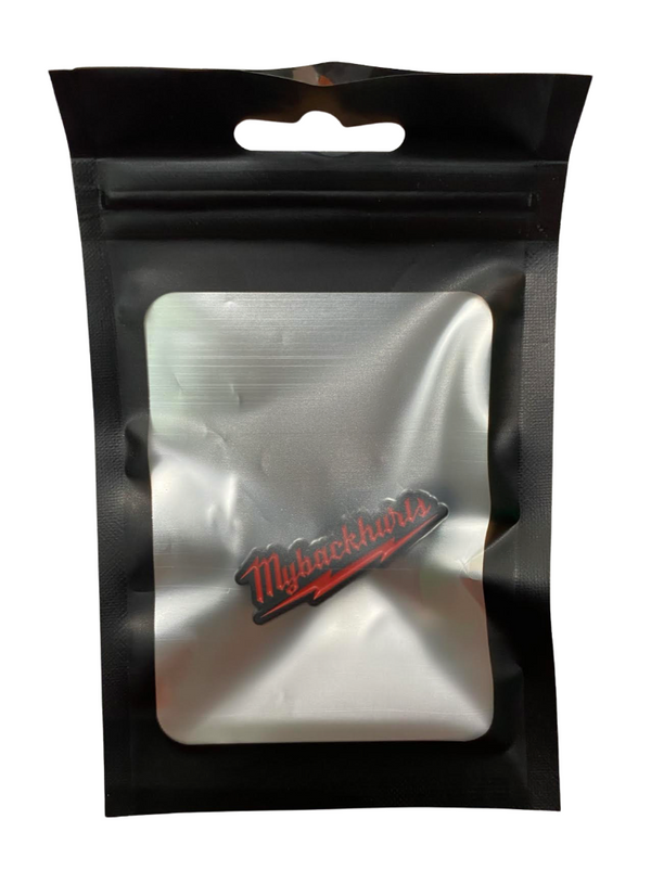 My Back Hurts Funny Gym Pin Accessory N/A Servings - Official Nutrastop merch accessory | Svpplements