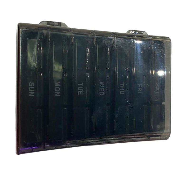 Weekend Pill Case Organizer Accessory 2 Compartments N/A Servings - Saturday-Sunday weekend dose organizer | Svpplements
