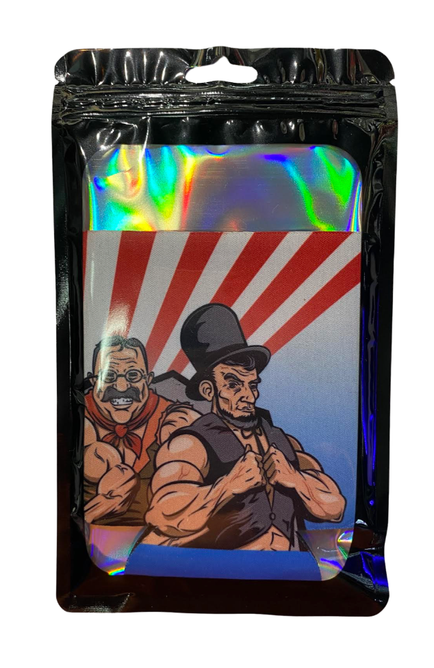 Buff Abe Lincoln Koozie Accessory N/A Servings - Buff Abe Lincoln graphic design | Svpplements