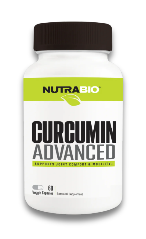 NutraBio Curcumin Advanced Joint Support Capsules 30 Servings - Curcumin C3 Reduct 400mg | Svpplements
