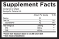 Core Nutritionals Omega Fish Oil Softgels 60 Servings Supplement Facts - EPA 720mg | Svpplements