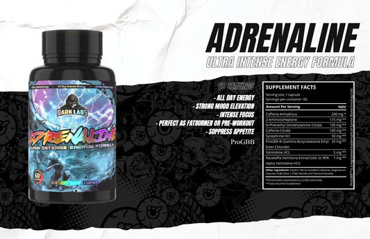 Dark Labs Thermogenic Weight Management Supplement - Supplement Facts | Svpplements
