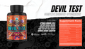 Dark Labs Devil Test Hormone Support Capsules 30 Servings Supplement Facts - Fadogia Agrestis Extract 10:1 | Svpplements