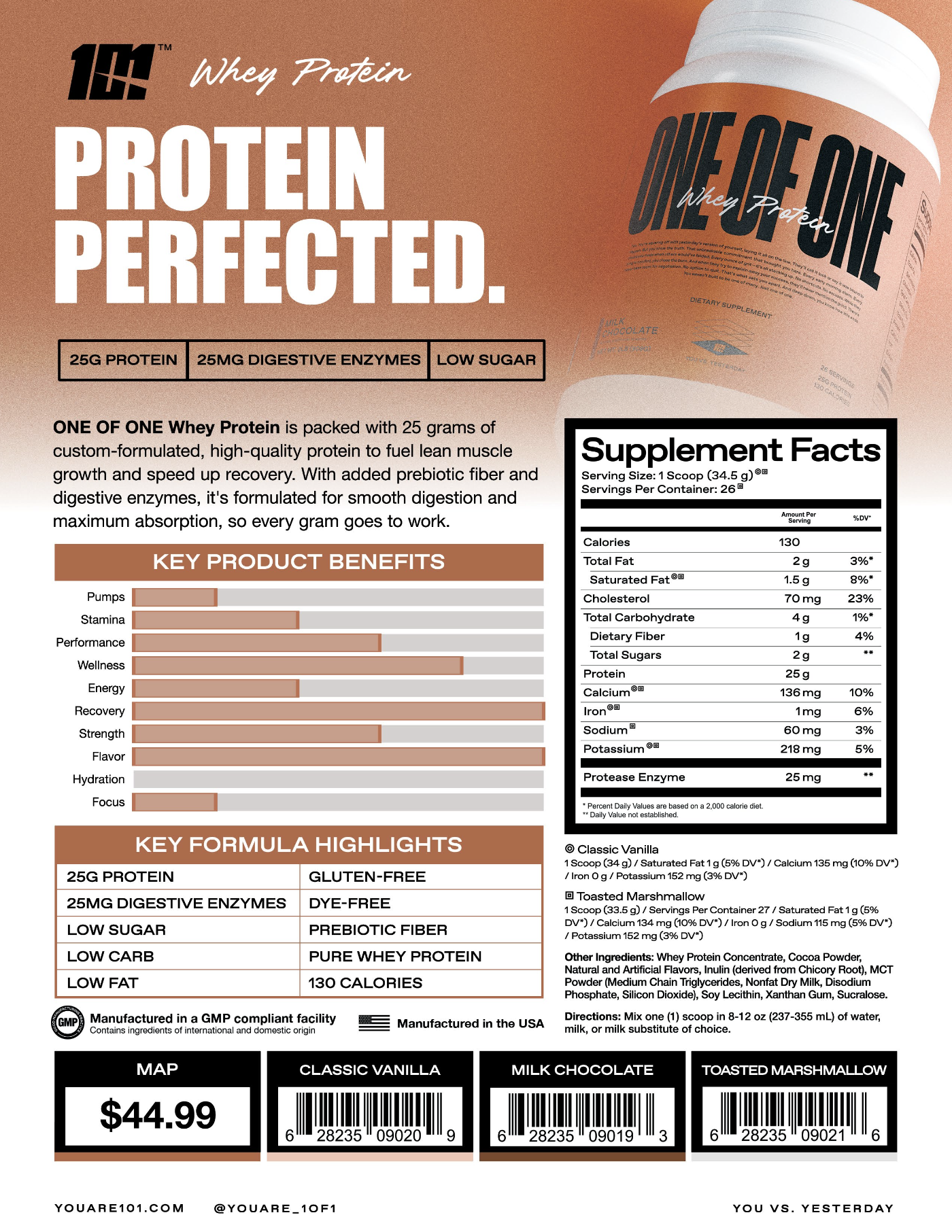 ONE of ONE | Whey protein | By Floyd Mayweather