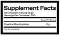 ONE of ONE | Creatine | 200 Servings - Product Image | Svpplements