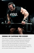 CBUM Essential Pre-Workout Powder 30 Servings - Training Lifestyle Shot | Svpplements
