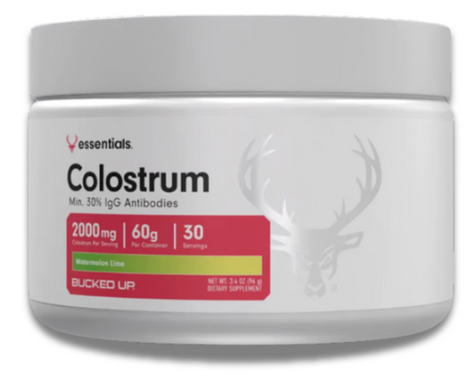 Bucked Up Colostrum Powder Gut & Immune Support 30 Servings Supplement Facts - Bovine Colostrum 2,000mg | Svpplements