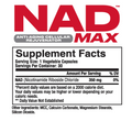 Metabolic Nutrition NAD Max NAD+ Support Capsules 30 Servings Supplement Facts - Nicotinamide Riboside | Svpplements