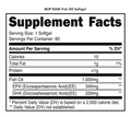 Bucked Up Bucked Up | Fish Oil | 60 servings - Back View | Svpplements