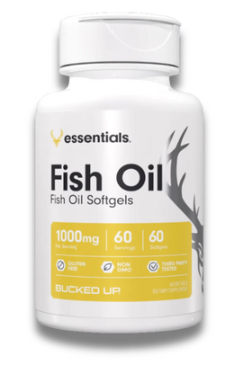 Bucked Up Fish Oil Softgels 60 Servings - Fish Oil 1000 mg | Svpplements