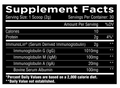Unmatched Immune IgG Gut-Immune Support Powder 30 Servings Supplement Facts - ImmunoLin® 2,000mg | Svpplements