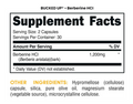 Bucked Up Bucked Up | Berberine HCI | 30 servings - Side View | Svpplements