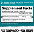 Alpha Lion Alpha Lion | Glycerol | 42 servings - Side View | Svpplements