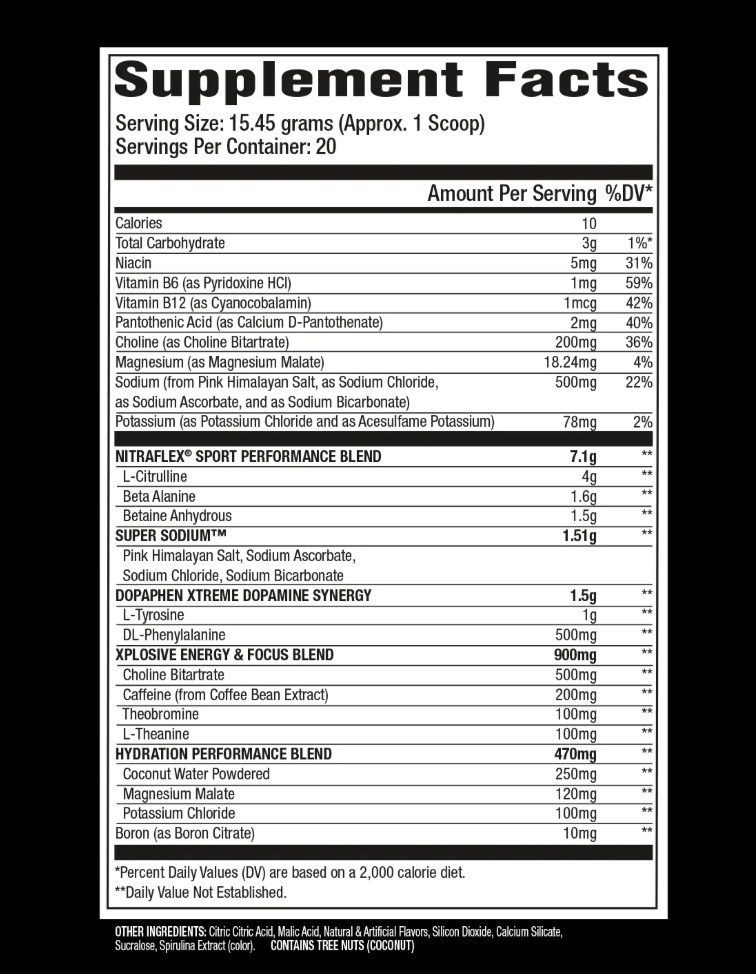 GAT | NitraFlex Sport Pre Workout | (20 servings)