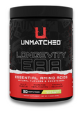 Unmatched Longevity EAA Amino Powder 30 Servings Supplement Facts - L-Leucine 1750mg | Svpplements