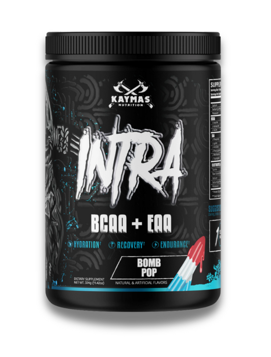 Kaymus Intra BCAA EAA Amino Powder 20/40 Servings Supplement Facts - L-Leucine 3500mg | Svpplements