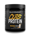 BlackMarket Cuts Protein Whey Protein Isolate Powder 15 Servings Supplement Facts - Whey Protein Isolate 25g | Svpplements
