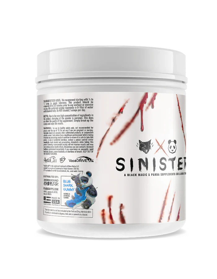 Black Magic X Panda : Sinister Pre-Workout