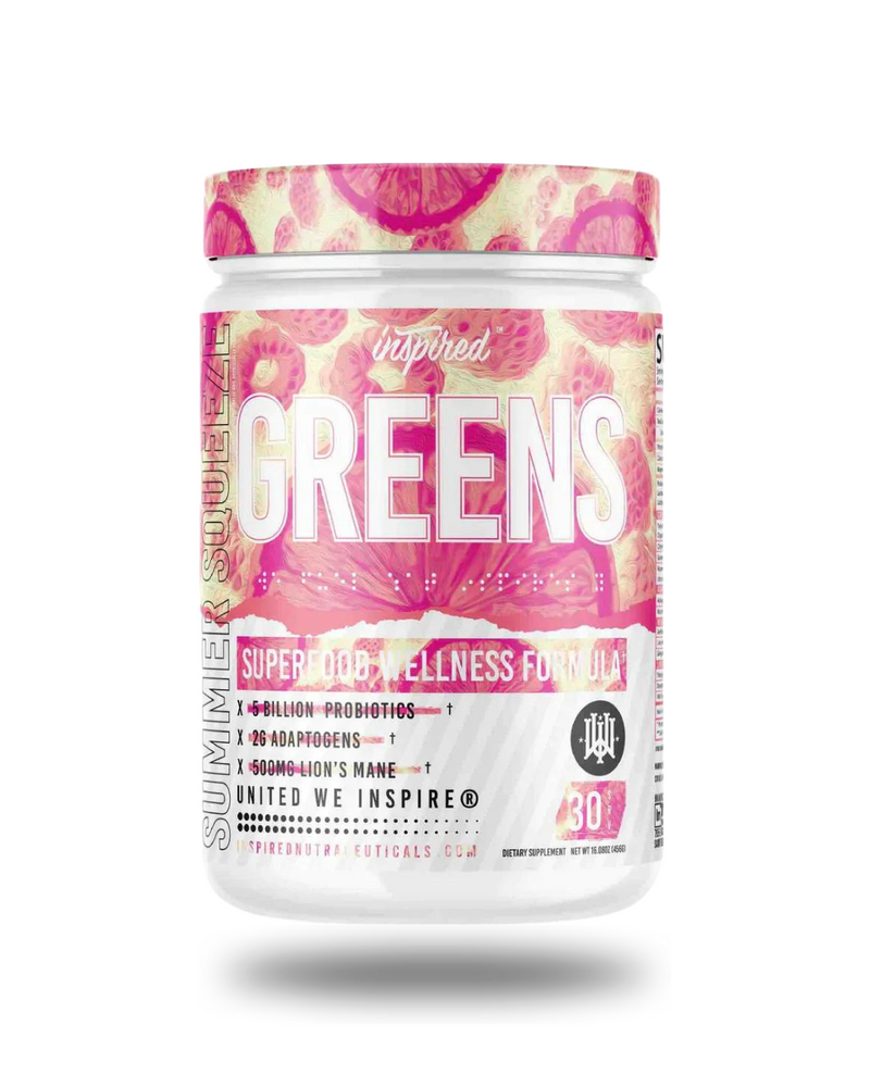 Inspire Greens Wellness Powder 30 Servings - Probiotics 5,000,000,000 CFU | Svpplements