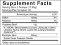 USP Labs | BCAA Supreme | 30 Servings - Supplement Facts | Svpplements