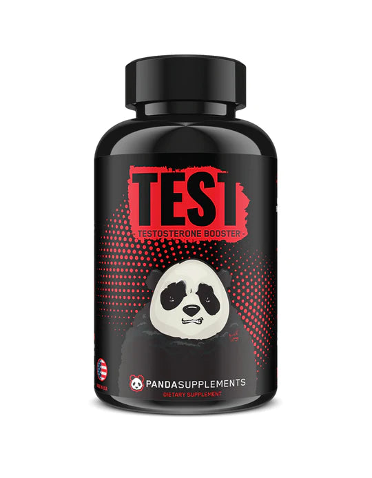 Panda Supps Test Hormone Support Capsules 30 Servings - Vitamin D3 2000 IU | Svpplements
