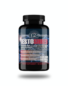 EPG Testoshred Hormone Support Capsules 30 Servings - D-Aspartic Acid 2000mg | Svpplements
