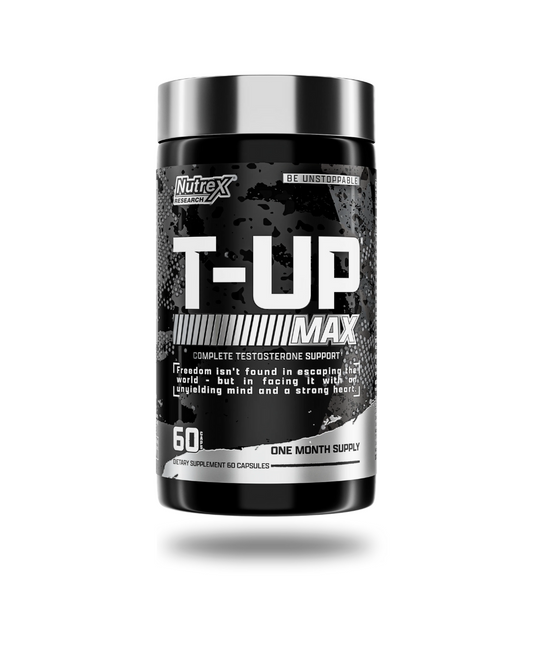 Nutrex T-UP Testosterone Booster Capsules 30 Servings - D-Aspartic Acid 3000mg | Svpplements
