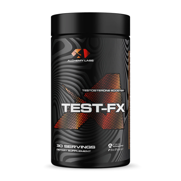 Alchemy Test FX Hormone Support Capsules 30 Servings - KSM-66® Ashwagandha Root Extract 600mg | Svpplements