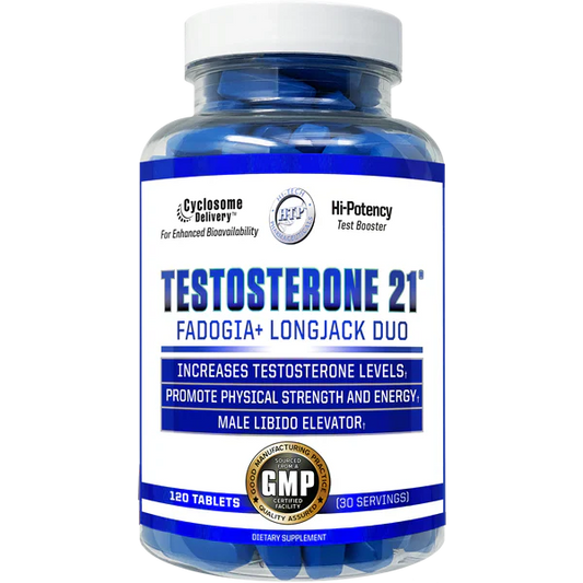 Hi-Tech Testosterone 21 Testosterone Booster Capsules 30 Servings - TK100® Tongkat Ali 100:1 Extract 400mg | Svpplements