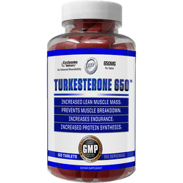 Hi-Tech Pharmaceuticals Turkesterone 650 Tablets 60 Count 60 Servings - Thiamine 5.8mg | Svpplements