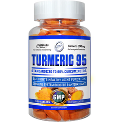 Hi-Tech Turmeric 95 Curcumin Supplement Capsules 60 Servings - Turmeric 95% Extract (Root) 500mg | Svpplements