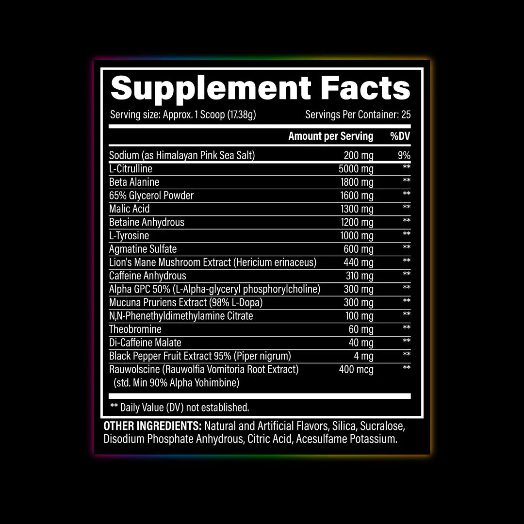 BZRK | Blackout | Pre-Workout | 25 serving