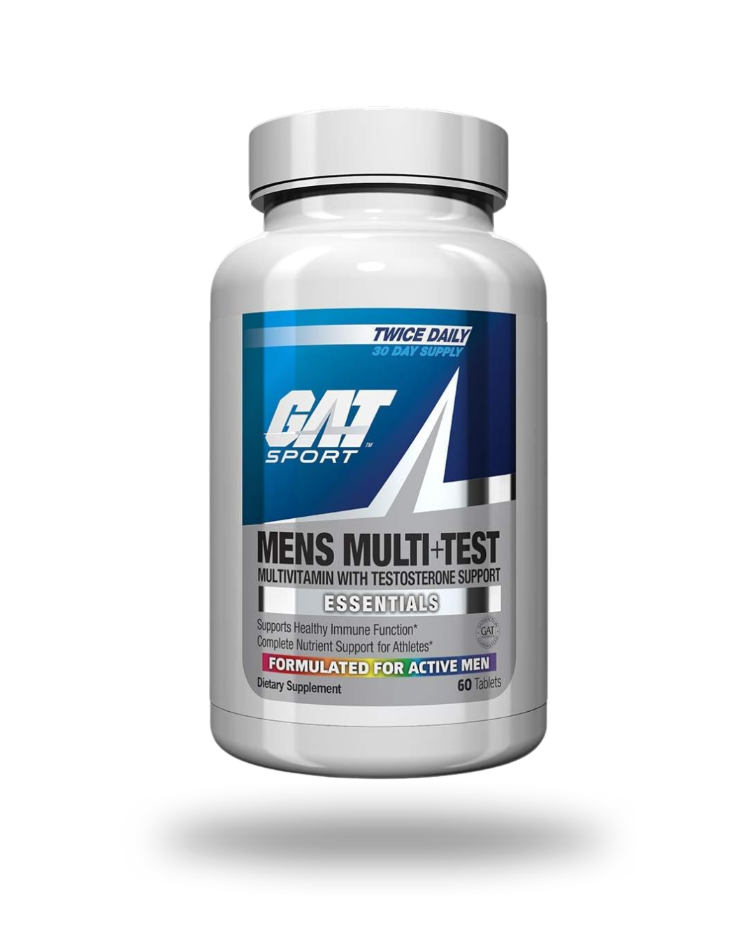 GAT Sport | Mens Multi+Test | Multivitamin with Testosterone Support | 60ct.