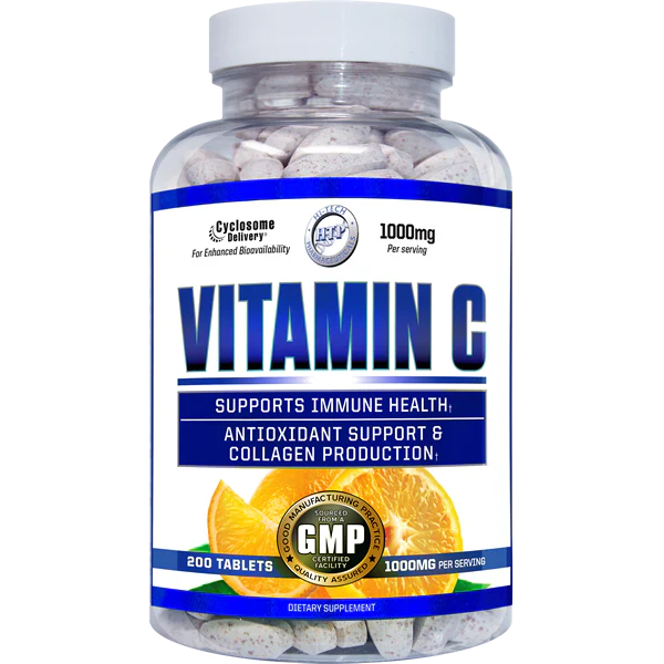 Hi-Tech Vitamin C Supplement Tablets 100 Servings - Vitamin C 1000mg | Svpplements
