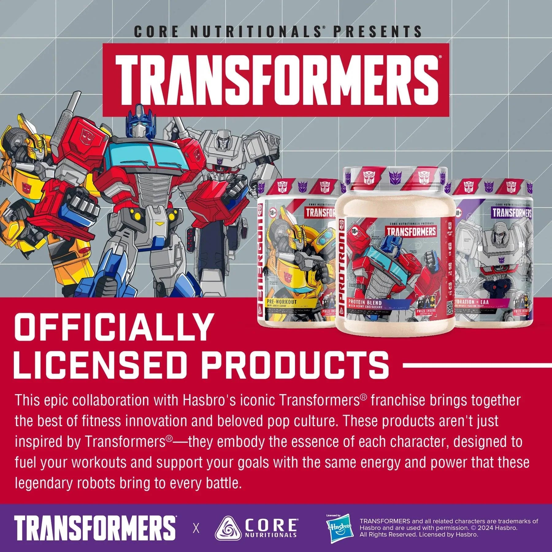 Core Nutritionals | Proton Protein Blend | Transformers Edition