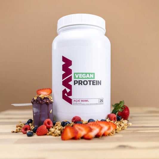 Raw Nutrition Vegan Protein Powder 25 Servings Supplement Facts - Multi-Source Plant Protein Blend 20g protein | Svpplements