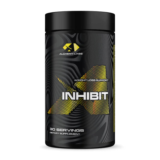 Alchemy Labs Inhibit Fat Burner Capsules 30 Servings - CLA (Conjugated Linoleic Acid) 500mg | Svpplements