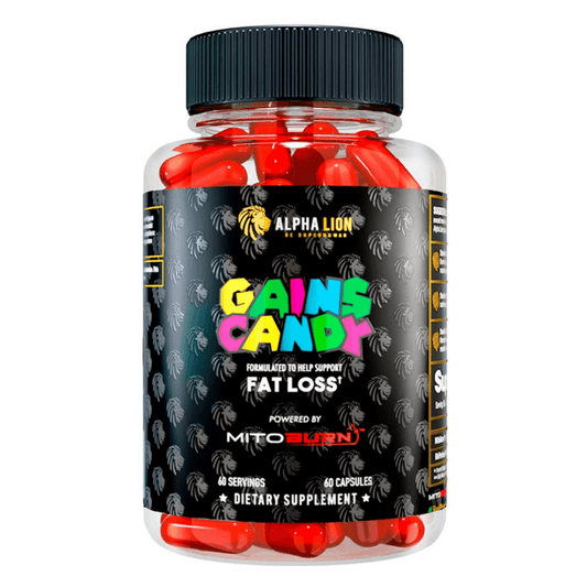 Alpha Lion Gains Candy MitoBurn Fat Burner Capsules 30 Servings - MitoBurn® 250mg per capsule | Svpplements