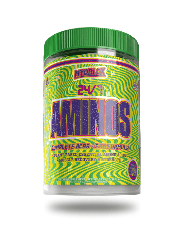 MYOBLOX Aminos EAA BCAA Powder 30 Servings - L-Leucine 3000mg | Svpplements