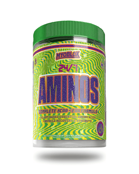 MYOBLOX Aminos EAA BCAA Powder 30 Servings - L-Leucine 3000mg | Svpplements