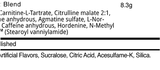 Blackstone Labs Pre-Workout Supplement - Supplement Facts | Svpplements