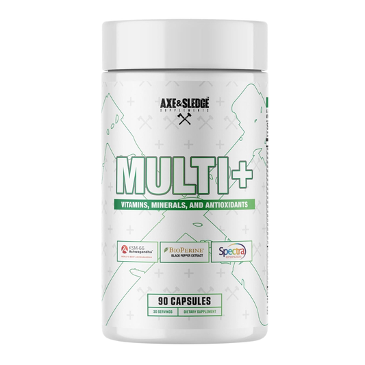 Axe & Sledge Multivitamin Mineral Antioxidant Formula 30 Servings - Vitamin D3 50mcg | Svpplements