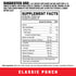 axe and sledge igntion switch classic punch ingredient label